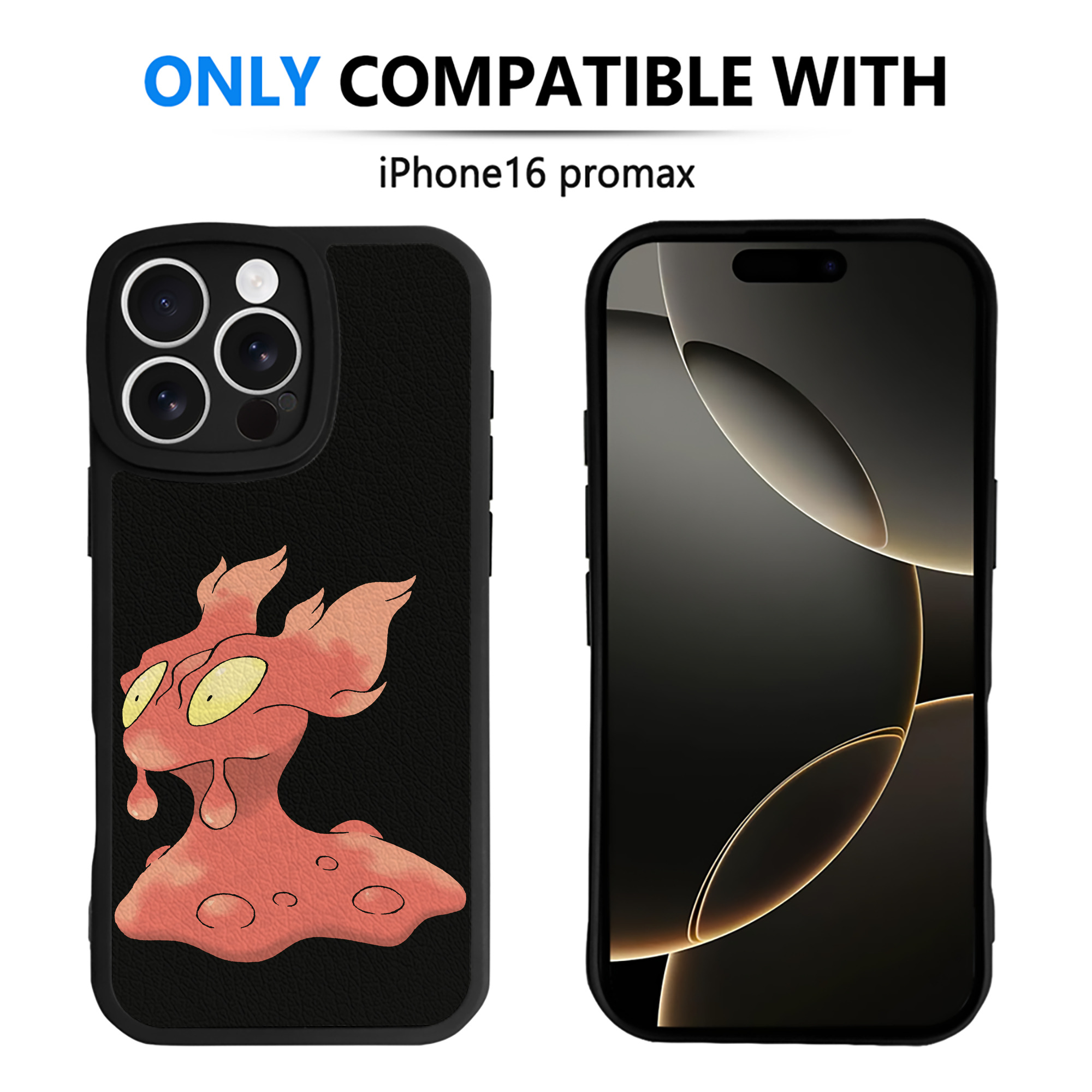（画像用） ポケットモンスター Pokémon 【iPhone 16シリーズ対応】シリコンスマホケース（レザー調） 材質：シリコン